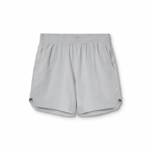 Pantalones cortos de jogging de cintura media de secado rápido, ropa deportiva de lona transpirable, pantalones cortos de rendimiento de pista de carreras reciclados para nadar y correr - Product Image 1