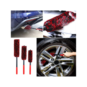 Juego de 3 Cepillos para Lavado de Autos - Cepillo Flexible de Felpa para Limpieza de Tubos de Escape y Llantas - Product Image 1