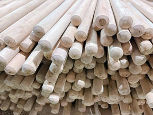 Eco-Friendly Natural Eucalyptus Wood <b>Broom</b> Handle with PVC Head 150cm Length Wholesale - Product Image 6