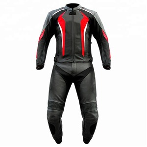 Combinaison de course de moto en cuir véritable Protection coupe-vent de haute qualité pour une utilisation unisexe été hiver - Product Image 1