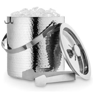 Seau à glace élégant en acier inoxydable poli Refroidisseur élégant pour bar ou cuisine pour servir des boissons - Product Image 6
