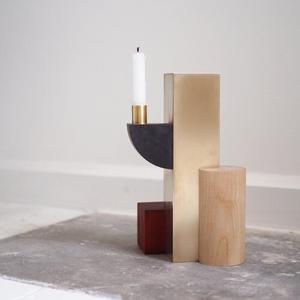 Venta al por mayor de madera gruesa Pilar vela soporte Hogar y boda evento Fiesta decoración para eventos y celebraciones - Product Image 3