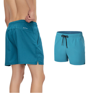 Pantalones cortos deportivos transpirables de secado rápido de verano directos de fábrica para hombre, pantalones cortos casuales en blanco para hombre, pantalones cortos para correr, logotipo personalizado - Product Image 4