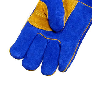 Guantes DE SEGURIDAD DE CUERO transpirables resistentes al calor duraderos de alta calidad Anti-Corte reforzado Palma dedos invierno soldadura Lisa diaria - Product Image 6