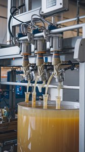 Máquina de llenado de cerveza de aceite de jugo automática eléctrica para tubos de tarros de botellas con garantía de 1 año; Núcleo de bomba PLC para bebidas y agua - Product Image 2