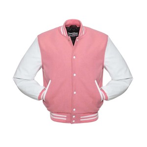 Chaqueta universitaria de chenilla de cuero PU de alta calidad, diseño Vintage Hip Hop personalizado con decoración de patrón ecológica - Product Image 2