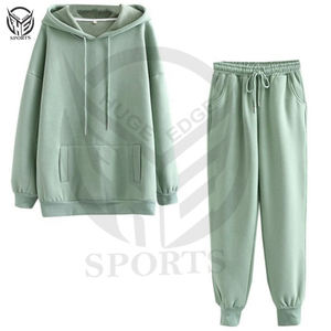 Ensemble pour femmes Costume tricoté Survêtement décontracté Col en O Manches longues Costumes de sport pour femmes Printemps Automne Hiver par Huge Edge 2025 - Product Image 6