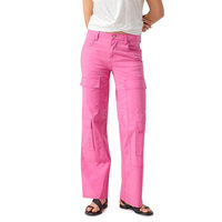 Pantalon cargo mi-long sur mesure pour femme, 100 % coton respirant, qualité supérieure, idéal pour l'été et les activités de plein air, design à devant plat, tailles OEM