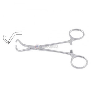 Pinces à serviettes émoussées Tohoku de qualité supérieure manuel 10.5 cm 4 pouces en acier inoxydable de qualité chirurgicale certifié MOL premiers soins vétérinaires - Product Image 1