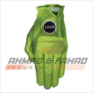 Gants de golf Cabretta imprimés personnalisés de haute qualité en cuir véritable de conception d'usine avec poignée Caractéristiques Accessoire de golf sportif - Product Image 5