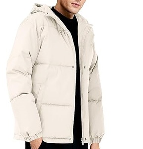 Chaquetas Acolchadas de Poliéster Transpirables con Cierre de un Solo Botón, Chaqueta Impermeable Delgada Tipo Burbuja para Hombre, Hechas a Medida al por Mayor - Product Image 3