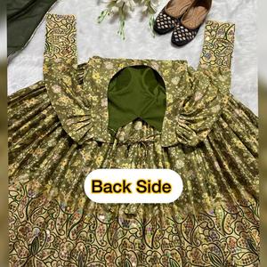 เสื้อ Anarkali ทำจากผ้าไหมพิมพ์ลายดิจิทัล Rambo และ Rambo Sequette จากนักออกแบบชาวอินเดียดั้งเดิม - Product Image 5