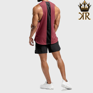 95% Cotton 5% Spandex Muscle <b>Sport</b> <b>Tank</b> <b>Top</b> for Men Customizable Gym Singlet Sleeveless Design Racerback Running Shirt - Product Image 2