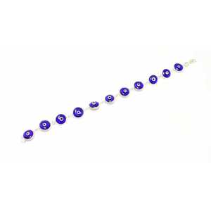 Bracelet tennis en argent sterling 925 avec motif œil porte-bonheur, nouvelle collection tendance - Product Image 3