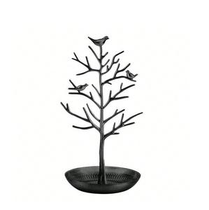 Handmade Vintage Decorative Metal Jewelry Organizer Stand Angel Hooks Hammered Tray for Eco-Friendly <b>Tabletop</b> <b>Storage</b> Display - Product Image 6