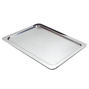 Grand plateau de service rectangulaire en aluminium pour la décoration intérieure Plateau de service en aluminium nickelé au design élégant - Product Image 6