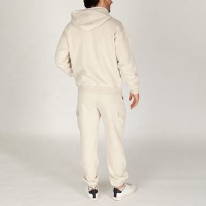 Custom LOGO Sweatshirt and Cargo Joggers Tracksuit for Men Stylish Gym Outfit and Casual Sportswear - Product Image 4