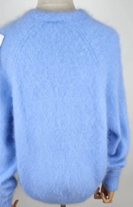 Dernier modèle de pull en mohair pour femmes pull décontracté pour filles et chandails en mohair respirant pour femmes avec des couleurs personnalisées - Product Image 3