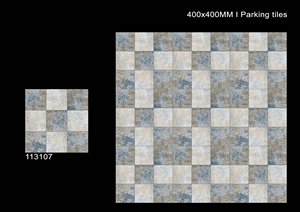 Baldosas de porcelana para estacionamiento Tamaño 400x400mm Diseños de la mejor calidad Baldosas para exteriores con acabado mate - Product Image 3