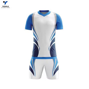 Nouvelle conception, logo personnalisé, uniforme de football pour hommes adultes, manches courtes, respirant, léger, 100% polyester, Pakistan - Product Image 2