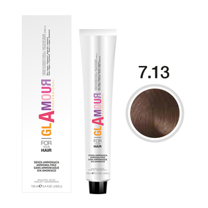 GLAMOUR PROFESSIONAL Crème colorante pour cheveux de qualité supérieure sans ammoniaque 100 ml Tous types de cheveux Teintes beiges permanentes Huile d'argan pour cheveux - Product Image 2