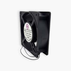 Juego de 2 ventiladores de refrigeración de alta velocidad, CA 220 V, 2750 RPM, 39 dBA, metal negro y plástico, nuevo, envío gratis - Product Image 3