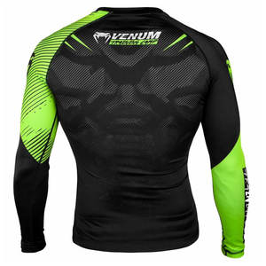 Anti UV Rash Guards MMA BJJ Training Fit Gym Wear Jiu Jitsu Kimono Impresión HD Material sublimado 100% Poliéster Secado rápido - Product Image 2