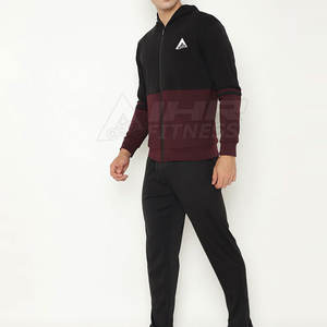 Conjunto de chándal de invierno al por mayor 100% sudaderas con capucha de secado rápido de poliéster y algodón con manga larga característica transpirable - Product Image 3