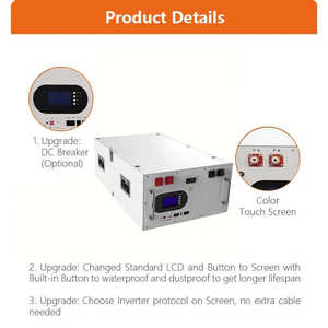 Sistema de Almacenamiento de Energía Solar para el Hogar My Store, Blanco, 5KVA 5KW 5-45KWH, Batería de Litio 16S 100/300Ah IP65, Dividido - Product Image 2