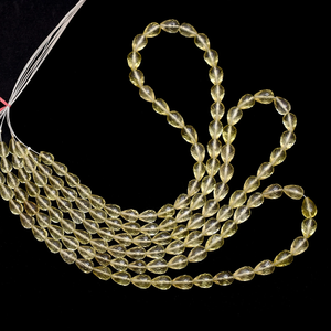 ลูกปัดควอตซ์เลมอนเกรด AAA+ ขนาด 5x8 มม.-7x10 มม. รูปทรงหยดน้ำ บริโอเล็ต ควอตซ์สีเหลืองธรรมชาติ พลอยกึ่งมีค่า ทรงหยดน้ำเหลี่ยมเพชรพลอย สำหรับทำเครื่องประดับ - Product Image 4