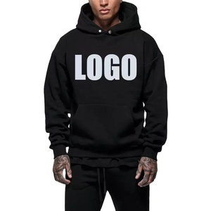 Biểu tượng tùy chỉnh unisex mùa đông đan Jumper ODM/OEM Crew Neck trùm đầu Cardigan áo len thêu Rhinestone dệt kim 100% cotton - Product Image 3