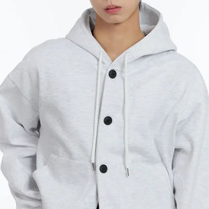 Sudadera con Capucha de Invierno para Hombre, con Cierre de Botones, Diseño de Logotipo Personalizado, Precio Económico, Colección de Invierno, Tendencia, Precio al por Mayor para Compradores al por Mayor - Product Image 2