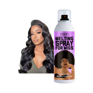 Luxfume 180ml vente en gros longue durée forte tenue perruque colle adhésive organique et végétalien imperméable à l'eau dentelle tenant spray fondant - Product Image 1