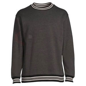 OEM personalizado pesado 100% algodón pulóver cuello redondo sudadera de gran tamaño sin capucha al por mayor para los hombres ropa de invierno - Product Image 1