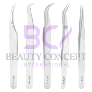 Extension de cils en acier inoxydable de qualité Highland Pince à épiler greffée Volume d'isolation antidérapant léger Utilisation facile Beauté Haute - Product Image 6