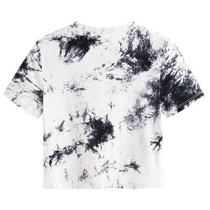 เสื้อยืดผู้หญิงดิจิตอล ผ้าสแปนเด็กซ์/โพลีเอสเตอร์ 220 กรัม ทรงสลิมฟิต สไตล์ลำลอง สำหรับฤดูใบไม้ผลิ/ฤดูร้อน ราคาสมเหตุสมผล จากซัพพลายเออร์ปากีสถาน MOQ ต่ำ - Product Image 4