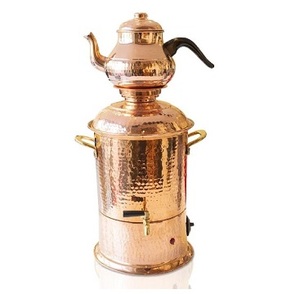 Théière abordable Dallah en métal plaqué cuivre vente chaude vaisselle de Table de taille personnalisée cafetière en métal fantaisie - Product Image 3