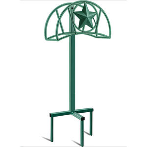Support de tuyau d'arrosage de jardin extérieur en métal moderne - Product Image 4