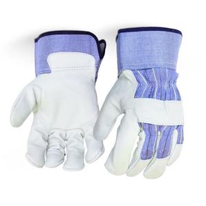 Elite-guantes de cuero de vaca de grano Premium con manguito de seguridad, guantes de seguridad para el trabajo con resistencia a perforaciones - Product Image 3