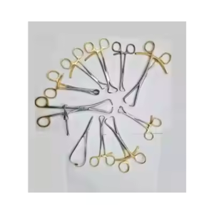 Pinzas de reducción ósea ortopédicas de acero con mango dorado, instrumentos quirúrgicos manuales, juego de 10 SurgiRight - Product Image 2