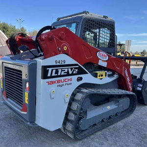 รถตักล้อยาง Takeuchi ใหม่และมือสอง รุ่น TL6R TL12R2 TL10V2 TL8R2 TL12V2 รถตักหลังขุด ได้รับการรับรองมาตรฐาน EPA และ CE พร้อมมอเตอร์กระบอกสูบ - Product Image 1