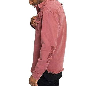 Veste en jean personnalisée Veste d'hiver épaisse et chaude Vente en gros Street Wear Veste en jean respirante à la mode - Product Image 5