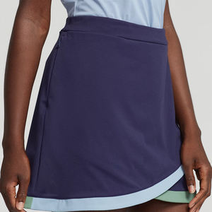 Ensembles de vêtements de course en coton sans manches pour l'été élégants polos de couleur unie décontractés pour adultes uniformes de golf jupes en gros - Product Image 4