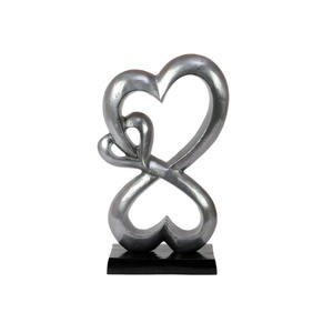 Haute qualité Sculpture en aluminium mariage décor à la maison à la main nouveau Design femme visage forme Restaurant décoration cadeau approvisionnement en vrac - Product Image 4