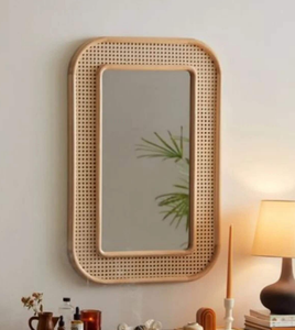 Natural Wall Art Decor Boho Chic Handcrafted Round <b>Rattan</b> Jute <b>Mirror</b> for Modern Homes Sustainable Eco Friendly - Product Image 6