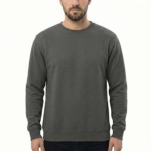 Nouvelle Arrivée Mode Hiver Décontractée Coupe Classique Sweat-shirt Homme en Polaire 100% Coton Imprimé Unique Ligne de Horizont Urbain Manches Longues Col Rond - Product Image 2