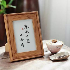 UTILISATEUR PERSONNALISÉ CADRE PHOTO EN BOIS CADRE PHOTO MARRON Bois Massif Rustique Cadres Photo Affichage pour Décoration Murale - Product Image 6