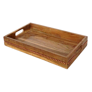 Bandejas de Madera de Diseño Personalizado en Oferta, Bandeja Rectangular para Servir - Product Image 1