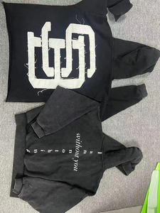 Ensemble de survêtement personnalisé de haute qualité, écologique, imprimé, 100% coton French Terry, sweat-shirt et pantalon de jogging effet délavé - Product Image 3