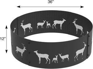 Unique Design Round Shape Metal Fire Pit Ring Outdoor Heating Decorative for Garden Outdoor Use Metal Fire Pit Ring - Product Image 6